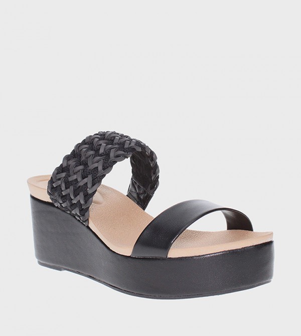 VALENTINA Open Toe Wedge Sandals