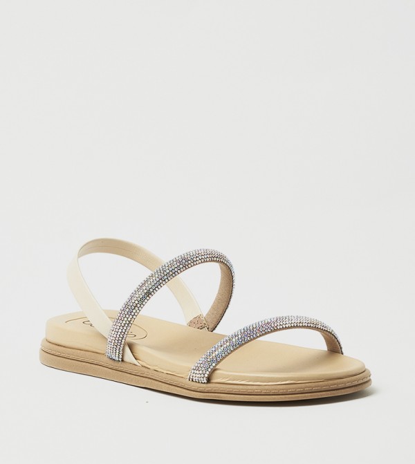 DARIUS Embellished Flat Sandals