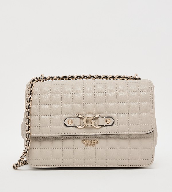 NADIRA Quilted Flap Convertible Crossbody Bag
