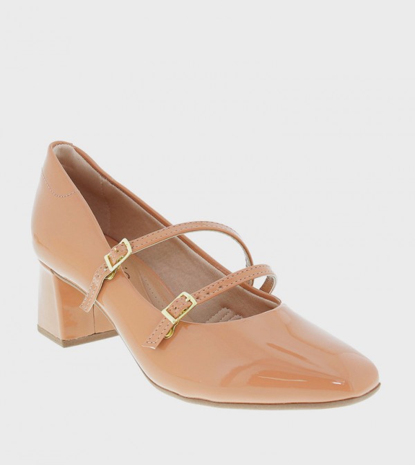 Double Buckle Strap Pumps