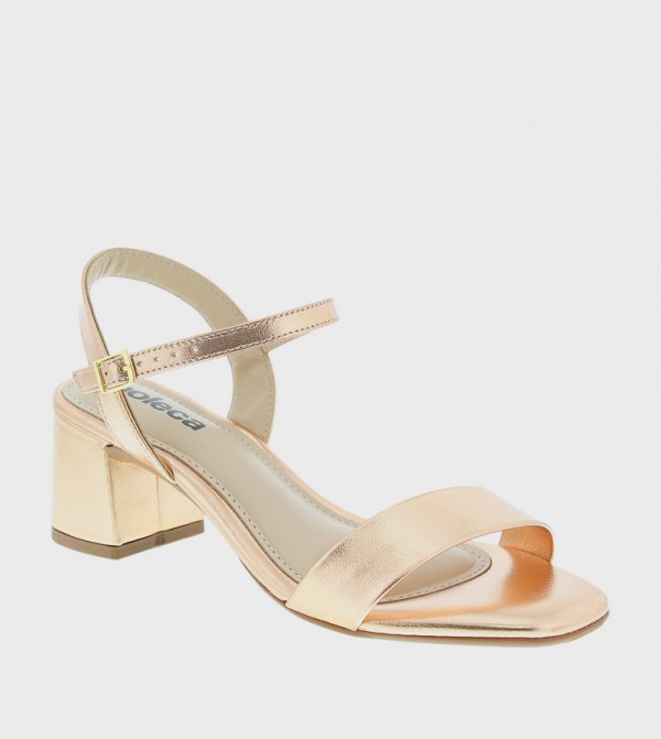 Open Toe Block Heel Sandals