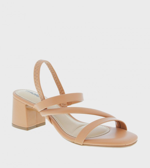 Open Toe Block Heel Sandals