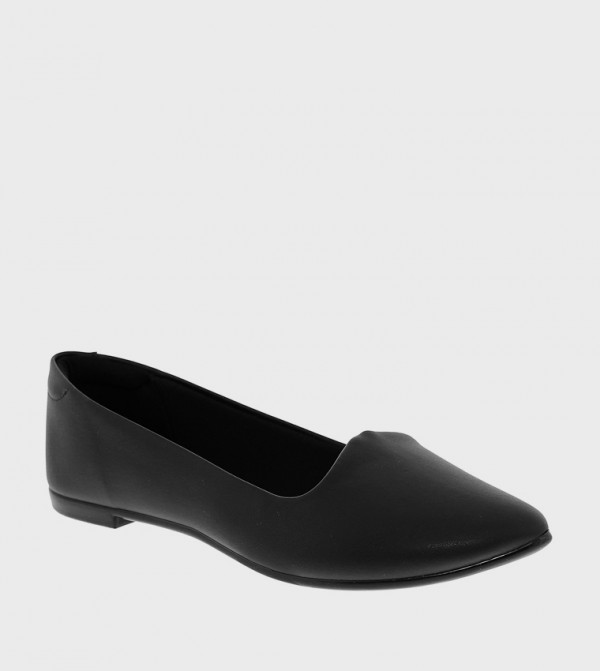 Textured Slip-On Ballerinas