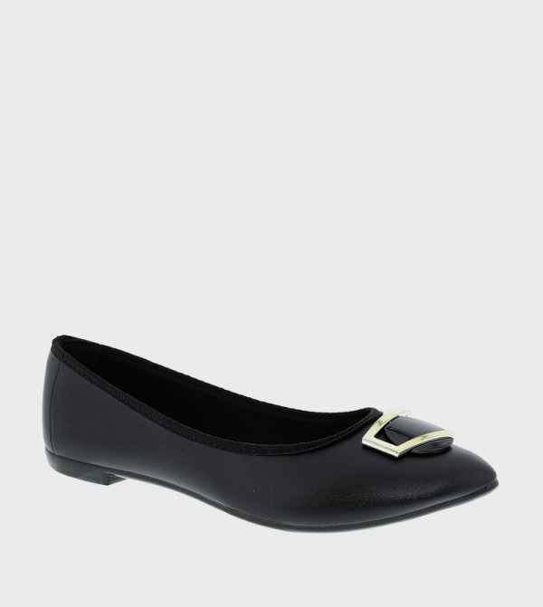 Metal Accent Ballerinas