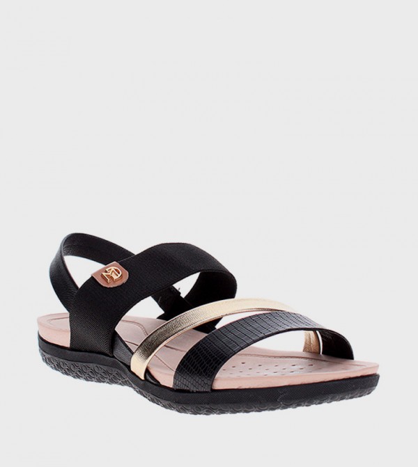 Open Toe Slingback Flat Sandals