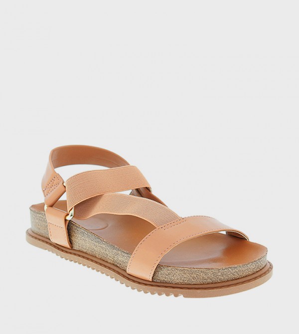 Open Toe Slingback Comfort Sandals