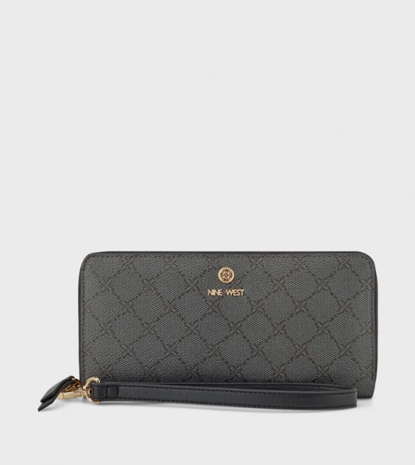 LOCKUP 9 Monogram Patterned Wristlet Wallet