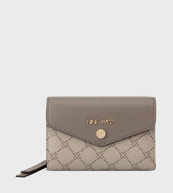 CAIREANN Monogram Patterned Mini Wallet