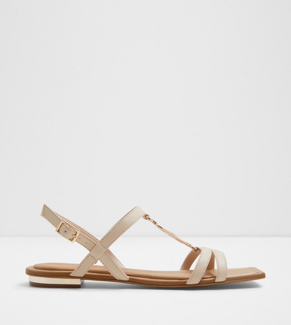 GLAONI Accessory Detail Flat Sandals