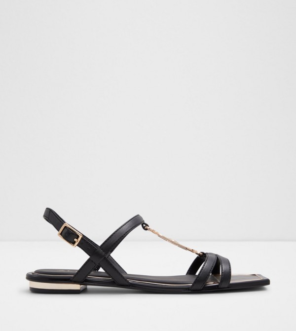 GLAONI Accessory Detail Flat Sandals