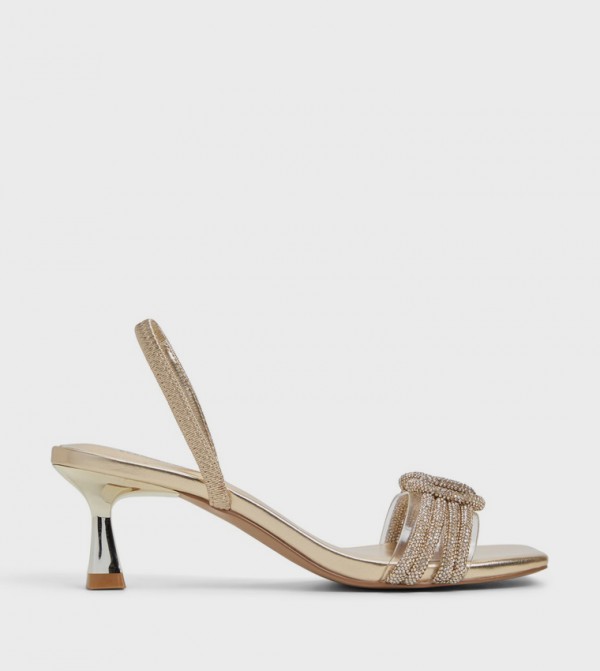 GLOWING Embellished Heeled Sandals