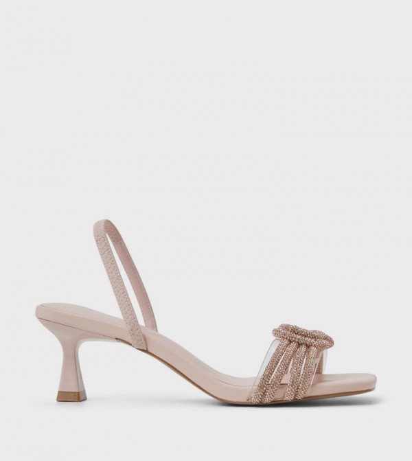 GLOWING Embellished Heeled Sandals