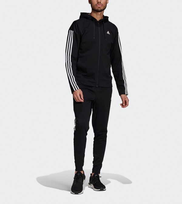 adidas ribbed tracksuit grey