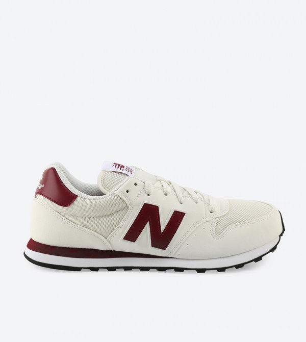 New balance 500 white red best sale