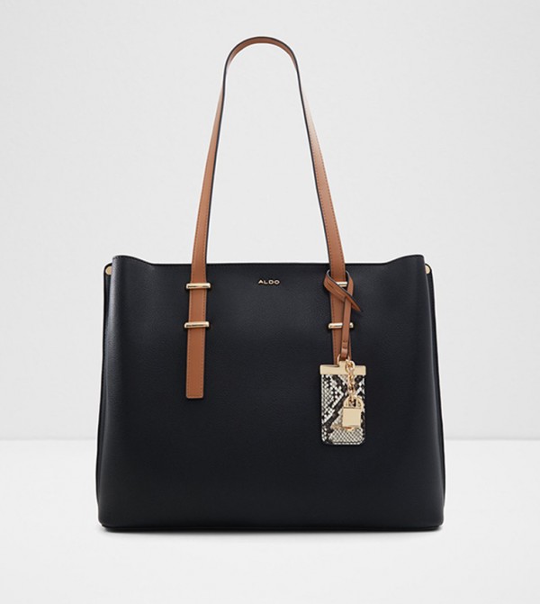GOWORTH Snakeskin Detail Tote Bag