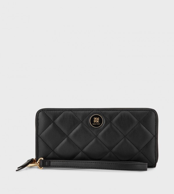 HALEEMA Quilted Wristlet Wallet