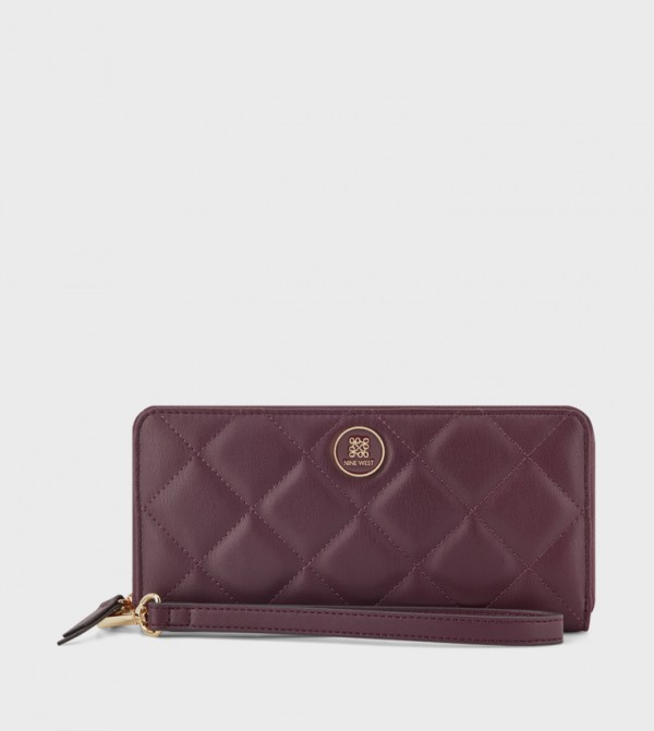 HALEEMA Quilted Wristlet Wallet