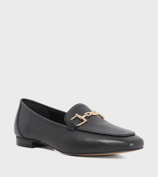 GRAINED Metal Accent Loafers