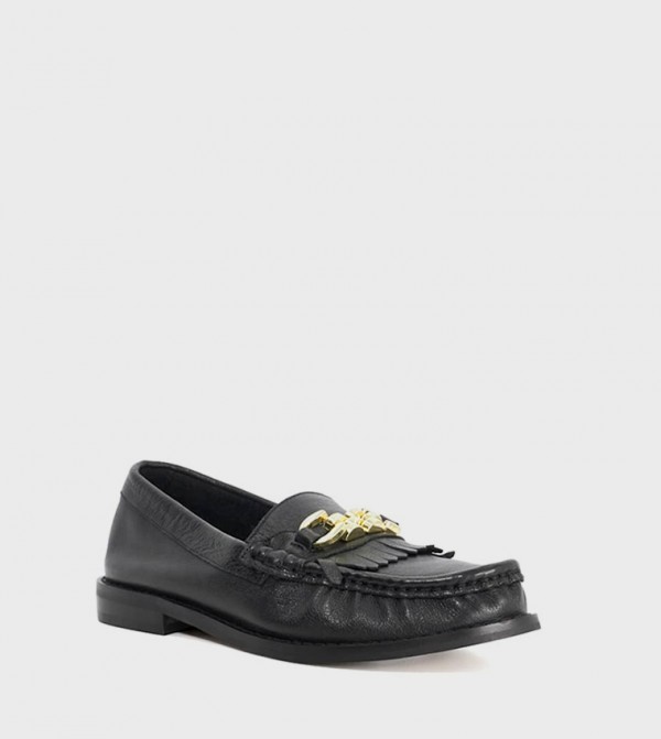 GRANULES Metal Accent Loafers