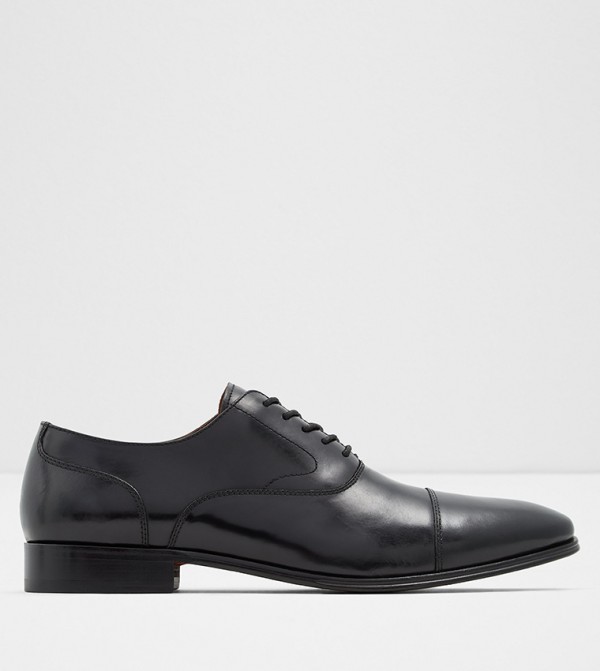 Buy Aldo Gregory R Cap Toe Oxford Shoes In Black | 6thStreet Oman