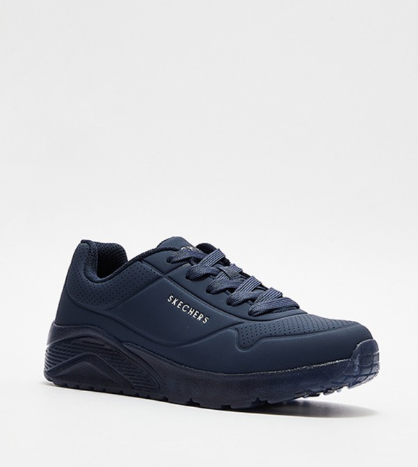 UNO ICE Logo Detail Lace-Up Sneakers