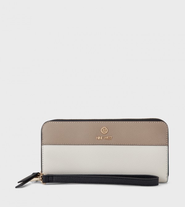 LOCKUP Color Block Long Wallet