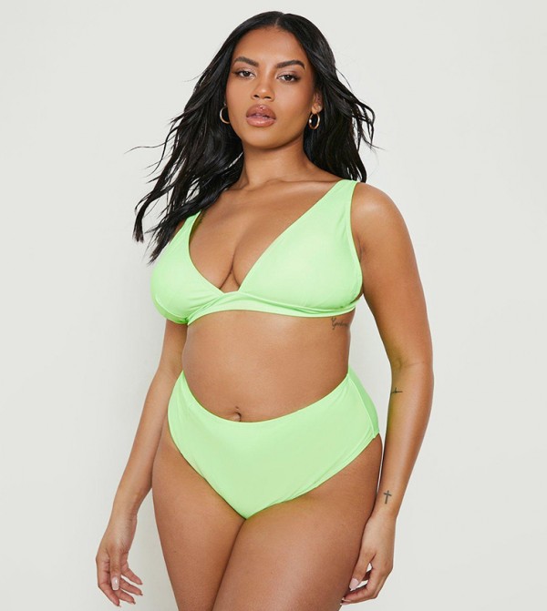 Plus Size Essentials Bandeau Bikini Top