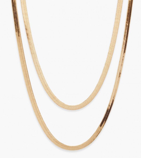 Snake chain online necklace