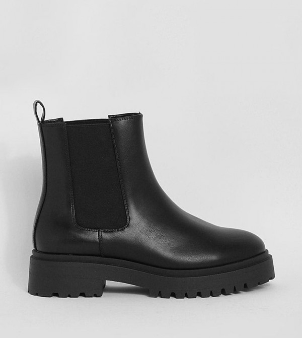 Wide Fit Back Tab Chelsea Boots