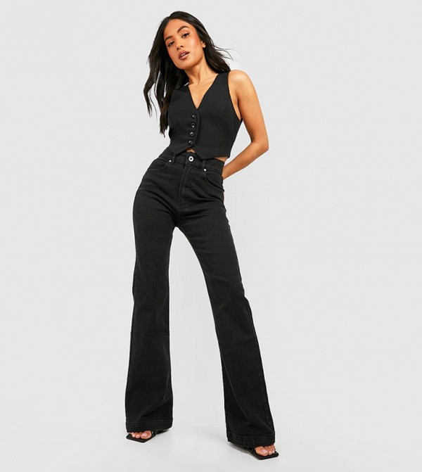 30" Leg High Waist Flared Jeans