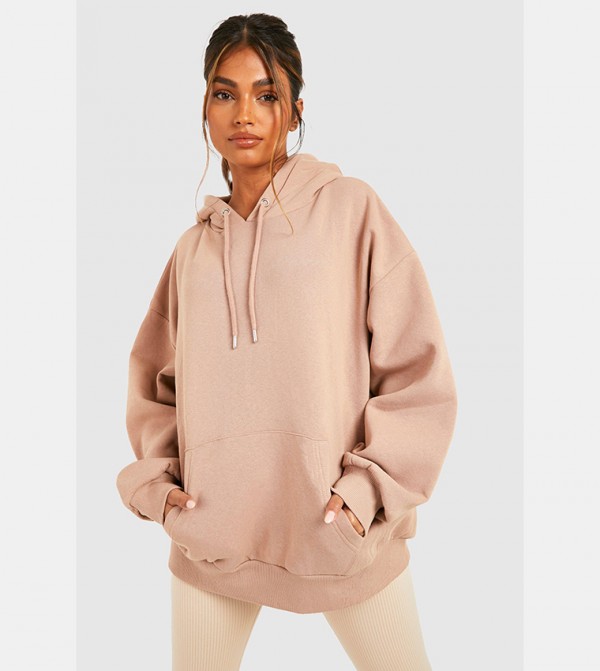 Oversized hoodie sale with zipper