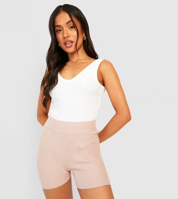 Plisse Relaxed Fit Shorts