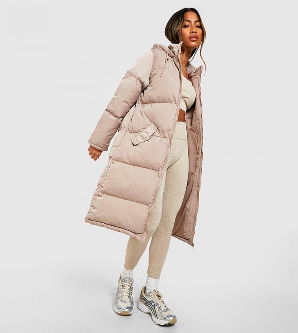 Longline Puffer Jacket