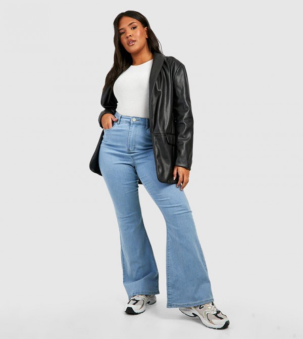 Denim Flared Jeans