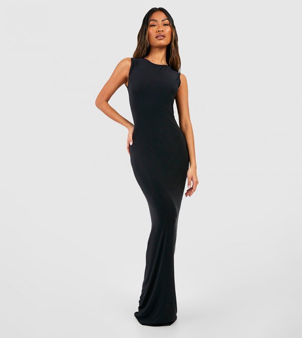 Premium Heavy Weight Slinky Maxi Dress