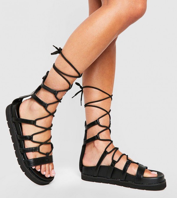 Lace up clearance gladiator sandals