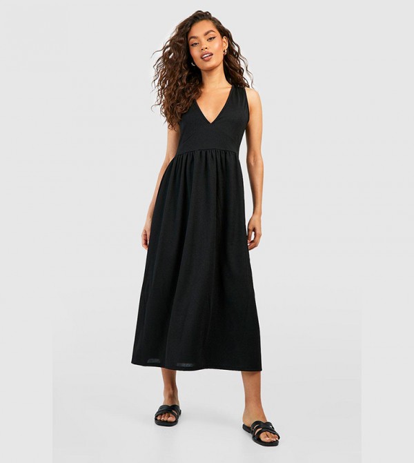 Boohoo dungaree dress best sale