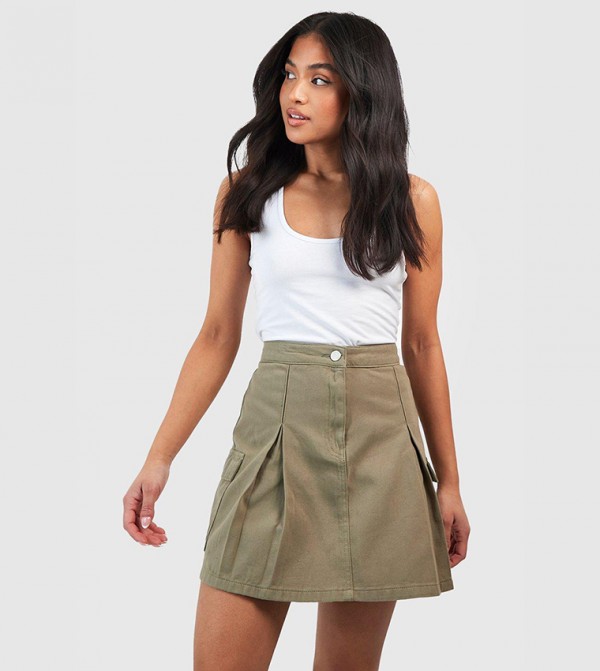 Skater skirt clearance khaki