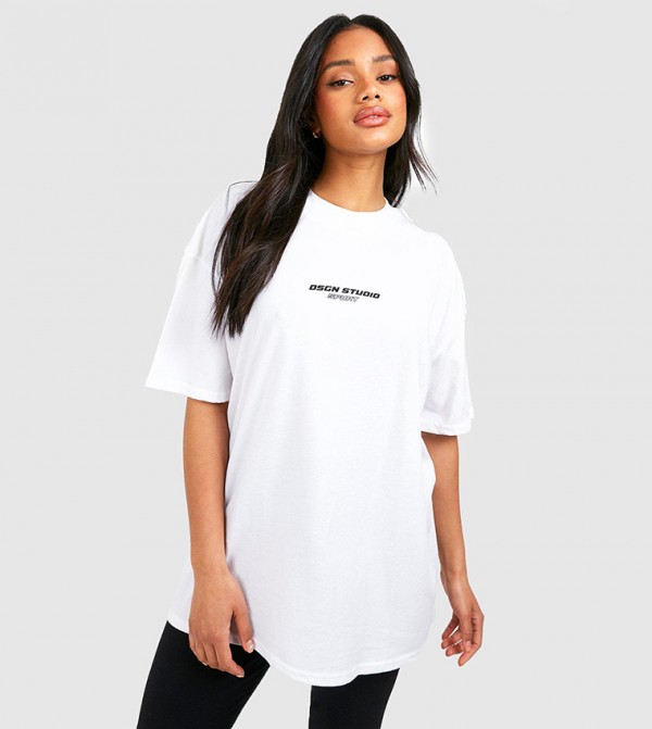 Buy Boohoo Design Studio Sports Oversized Gym T Shirt In Buy Boohoo Design Studio Sports Oversized Gym T Shirt In