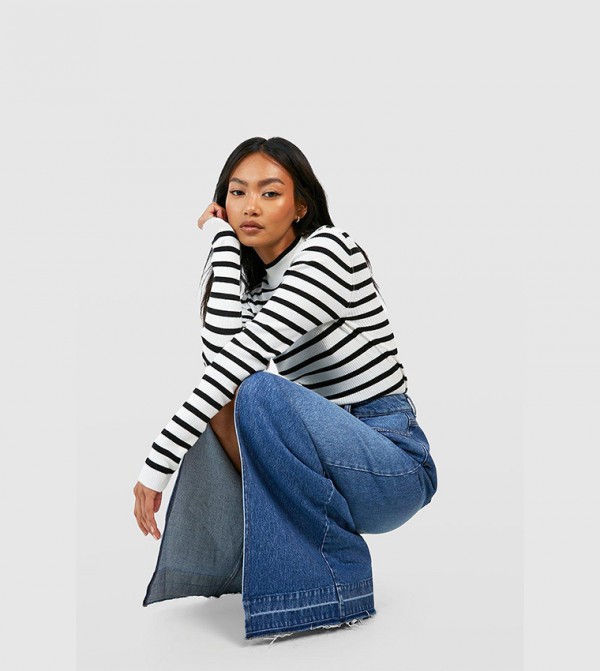 Fine Gauge Stripe Sweater