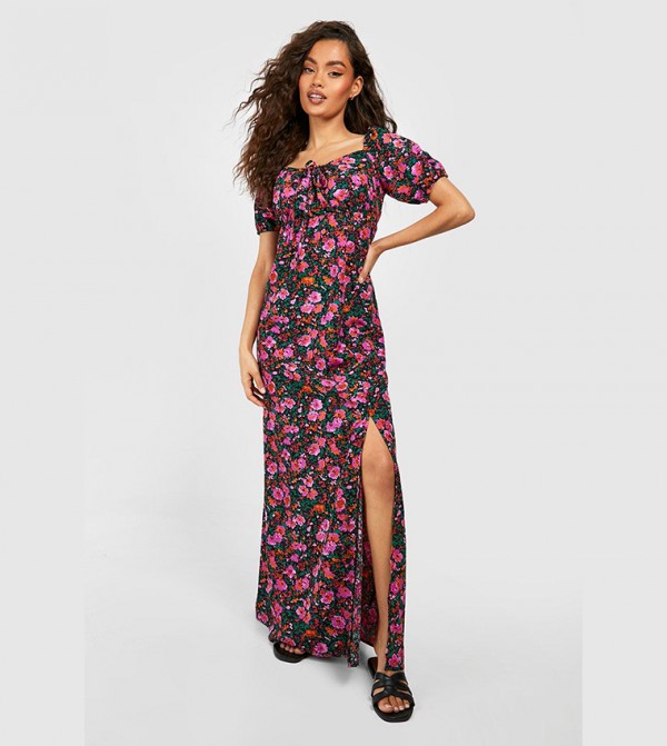 Heavy Soft Touch Low Back Maxi Dress