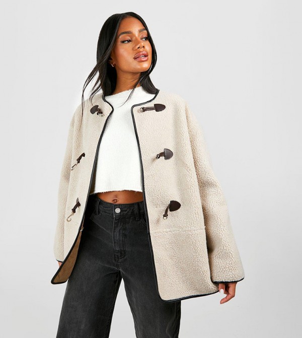 Toggle Button Teddy Jacket