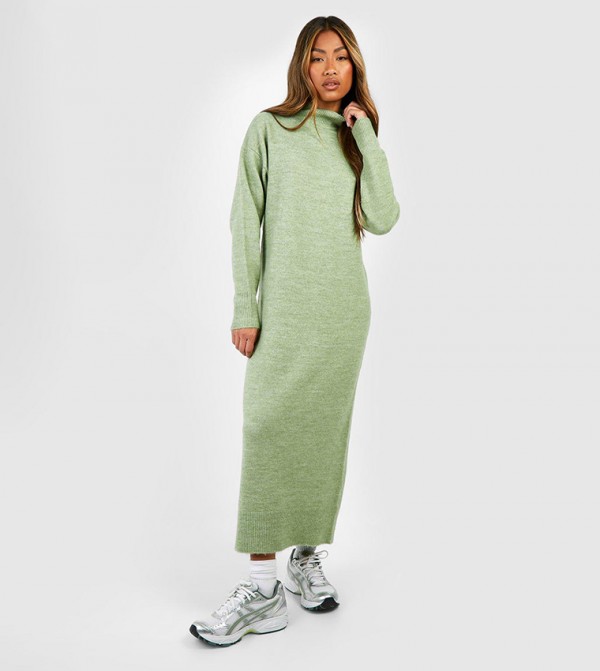 Soft Knit Fine Gauge Midaxi Dress
