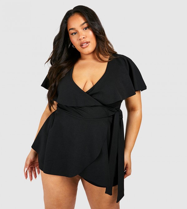 Romper shorts dress plus on sale size