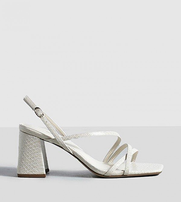Open Toe Block Heel Sandals