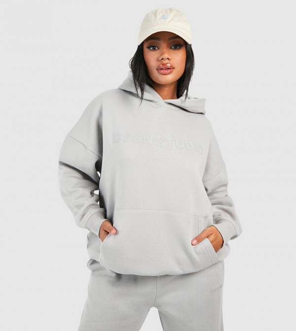 Outdoors Essentials Embroidered Oversized Hoodie