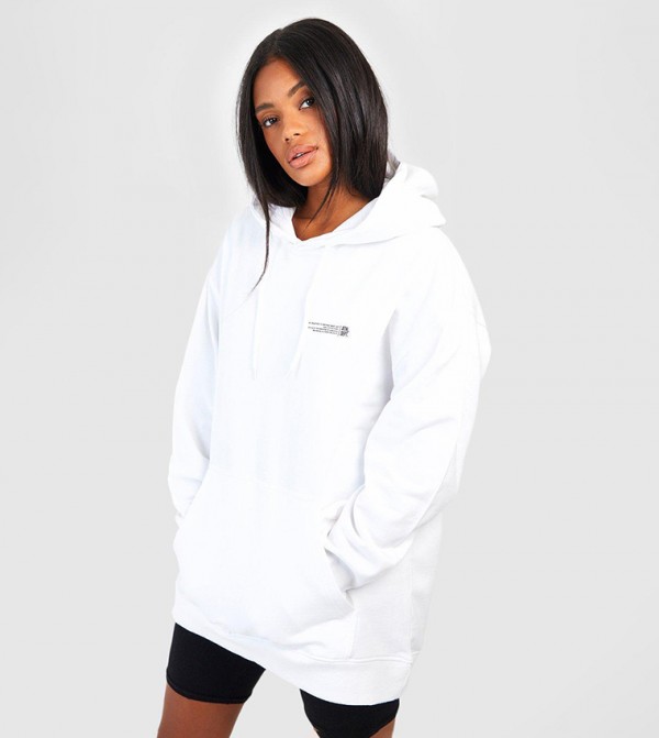 Premium Seam Detail Oversized Hoodie