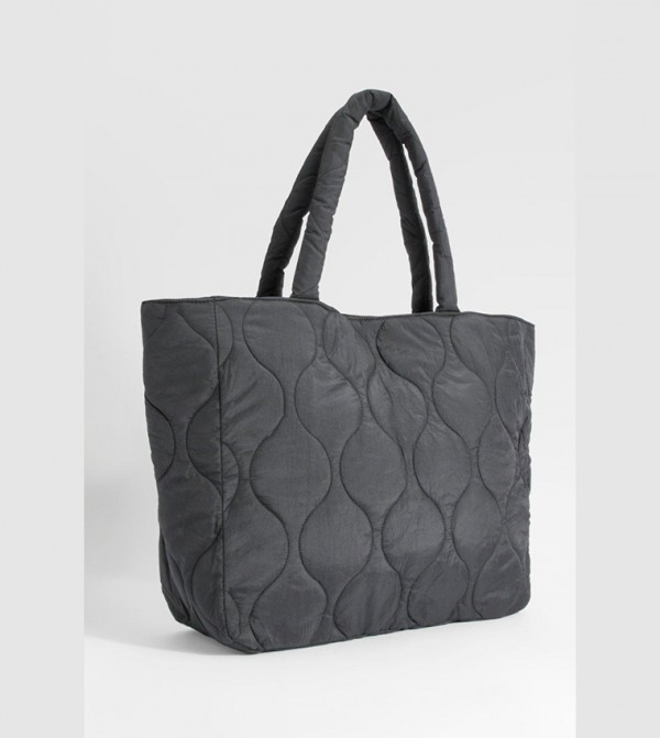 Quilted Oversized Tote Bag
