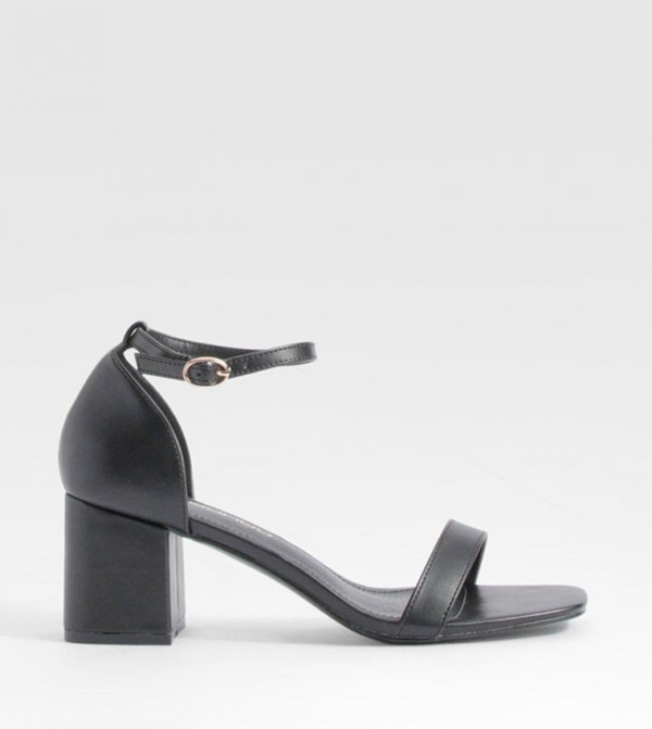 Ankle Strap Block Heel Sandals