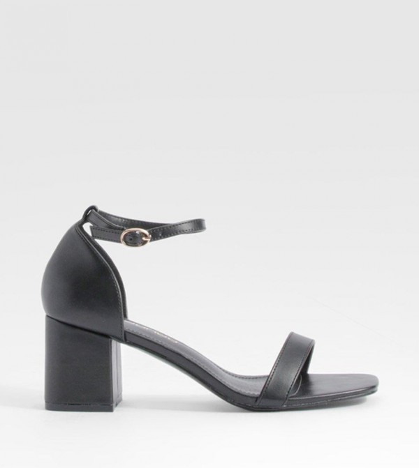 Ankle Strap Block Heel Sandals
